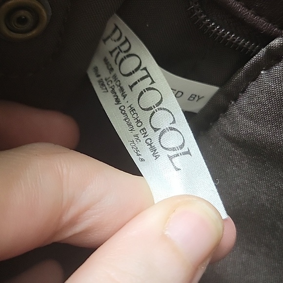 Vintage Protocol Dark Brown 100% Genuine Leather Briefcase - Picture 9 of 10